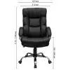 Офісне крісло Richman Манхеттен Ю Хром П2 M-1 (Tilt) Флай 2300 (R00000052564) зображення 9