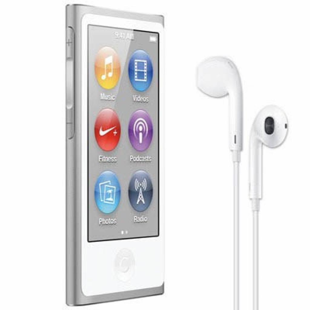 MP3 плеер Apple iPod Nano 7Gen 16GB Silver (MD480QB/A)