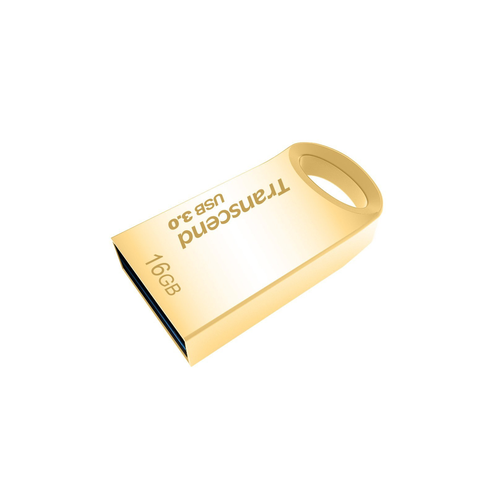 USB флеш накопитель Transcend 16GB JetFlash 710 Metal Gold USB 3.0 (TS16GJF710G) изображение 2