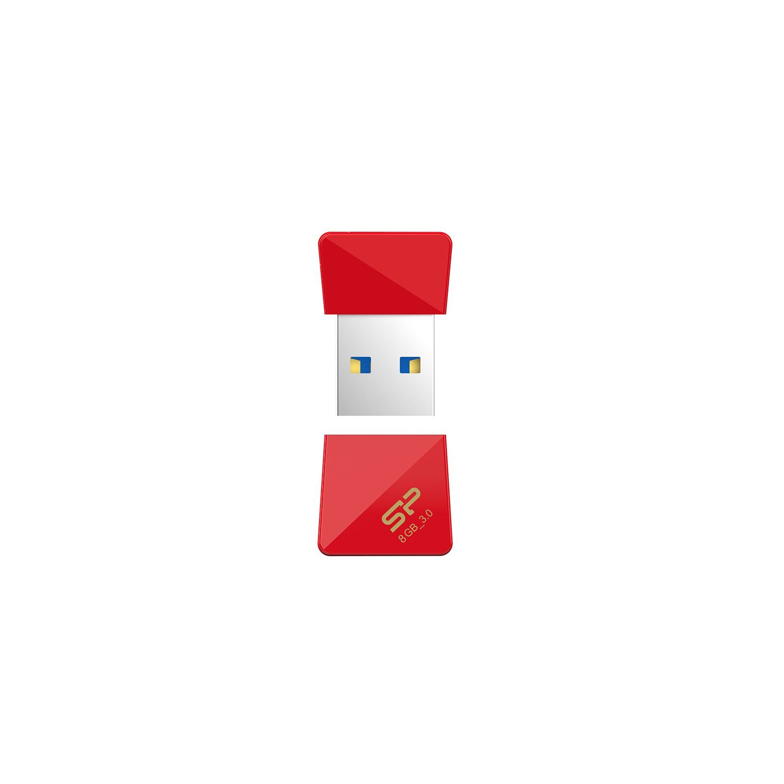 USB флеш накопичувач Silicon Power 8Gb Jewel J08 Red USB 3.0 (SP008GBUF3J08V1R) зображення 3