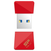 USB флеш накопитель Silicon Power 8Gb Jewel J08 Red USB 3.0 (SP008GBUF3J08V1R) изображение 3