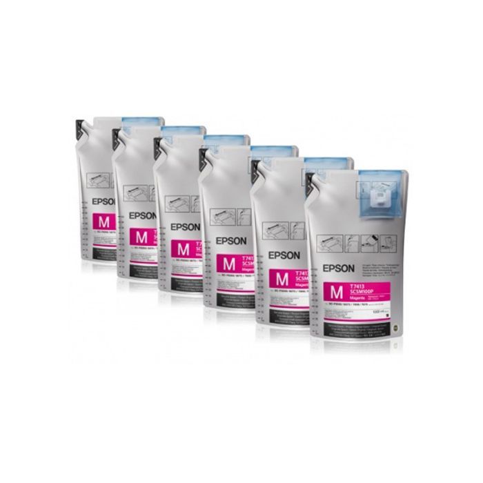 Контейнер с чернилами Epson SC-B6000/B7000 Magenta (1Lx6packs) (C13T773340)