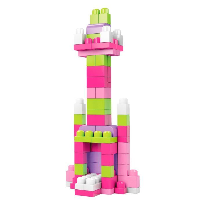 Конструктор Mega Bloks рожевий у мішку 80 деталей (DCH62) зображення 2