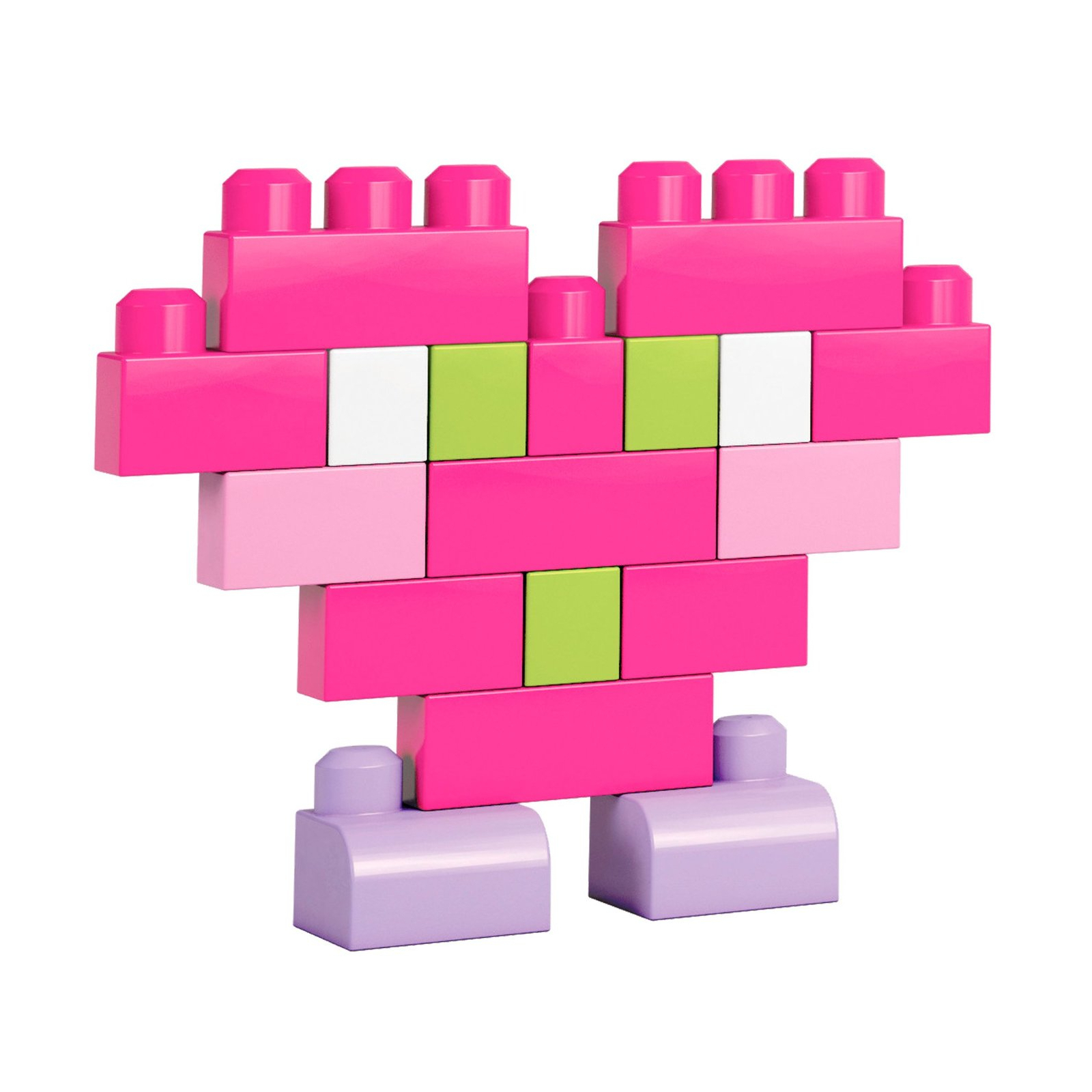 Конструктор Mega Bloks розовый в мешке 80 деталей (DCH62) изображение 3