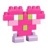 Конструктор Mega Bloks рожевий у мішку 80 деталей (DCH62) зображення 3