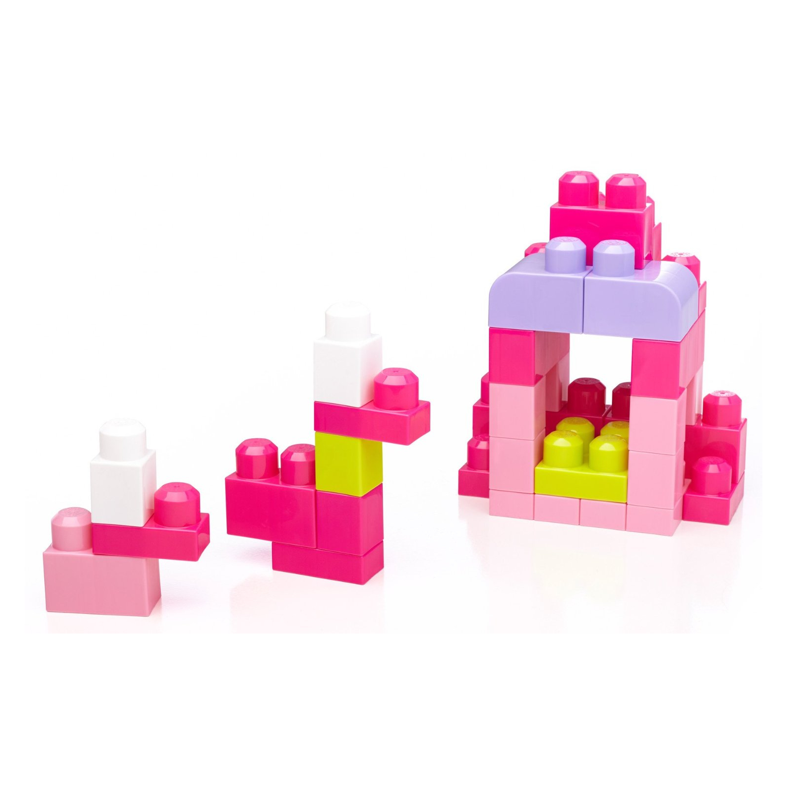 Конструктор Mega Bloks розовый в мешке 80 деталей (DCH62) изображение 6