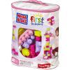 Конструктор Mega Bloks рожевий у мішку 80 деталей (DCH62)