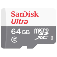 Карта памяти SanDisk 64GB microSDXC Class 10 UHS-I (SDSQUNB-064G-GN3MN)