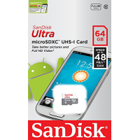 Карта памяти SanDisk 64GB microSDXC Class 10 UHS-I (SDSQUNB-064G-GN3MN) изображение 3