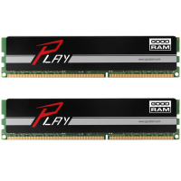 Модуль памяти для компьютера DDR4 16GB (2x8GB) 3000 MHz PLAY Black Goodram (GY3000D464L15S/16GDC)