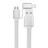 Дата кабель USB 2.0 AM to Lightning + Micro 5P 1.0m Patron (CAB-PN-LIGHT-MIC-1M)
