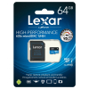 Карта пам'яті Lexar 64GB microSDXC class 10 UHS-I (LSDMI64GBBEU633A) зображення 3