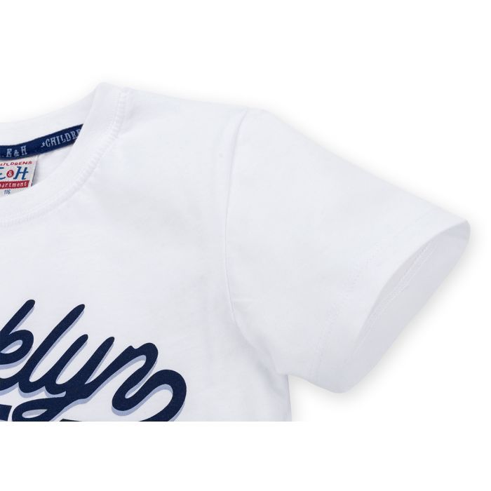 Набор детской одежды Breeze футболка "Brooklyn ATH" с шортами (8932-116B-white) изображение 5