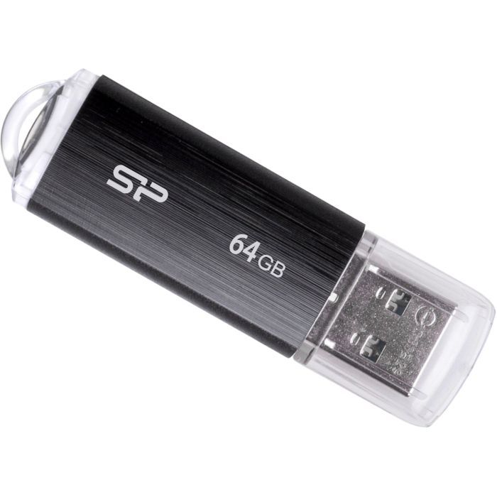 USB флеш накопичувач Silicon Power 16GB Ultima U02 Black USB 2.0 (SP016GBUF2U02V1K) зображення 2