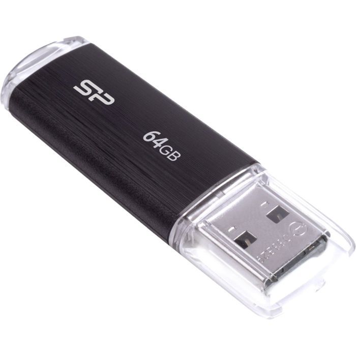 USB флеш накопичувач Silicon Power 16GB Ultima U02 Black USB 2.0 (SP016GBUF2U02V1K) зображення 3