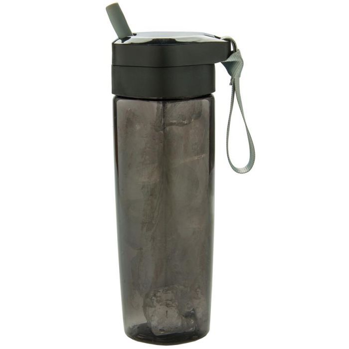 Пляшка для води XD Modo с трубочкой черная (P436.041) зображення 6