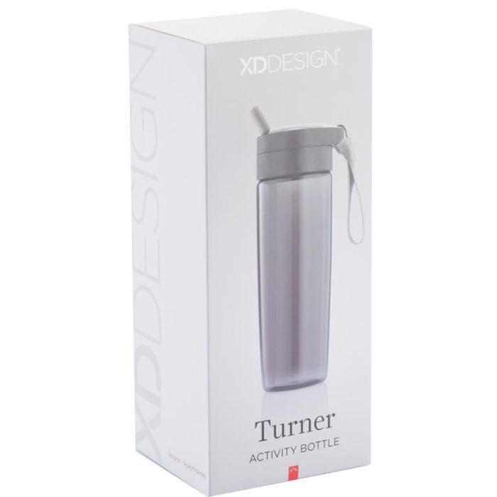 Пляшка для води XD Modo с трубочкой черная (P436.041) зображення 7