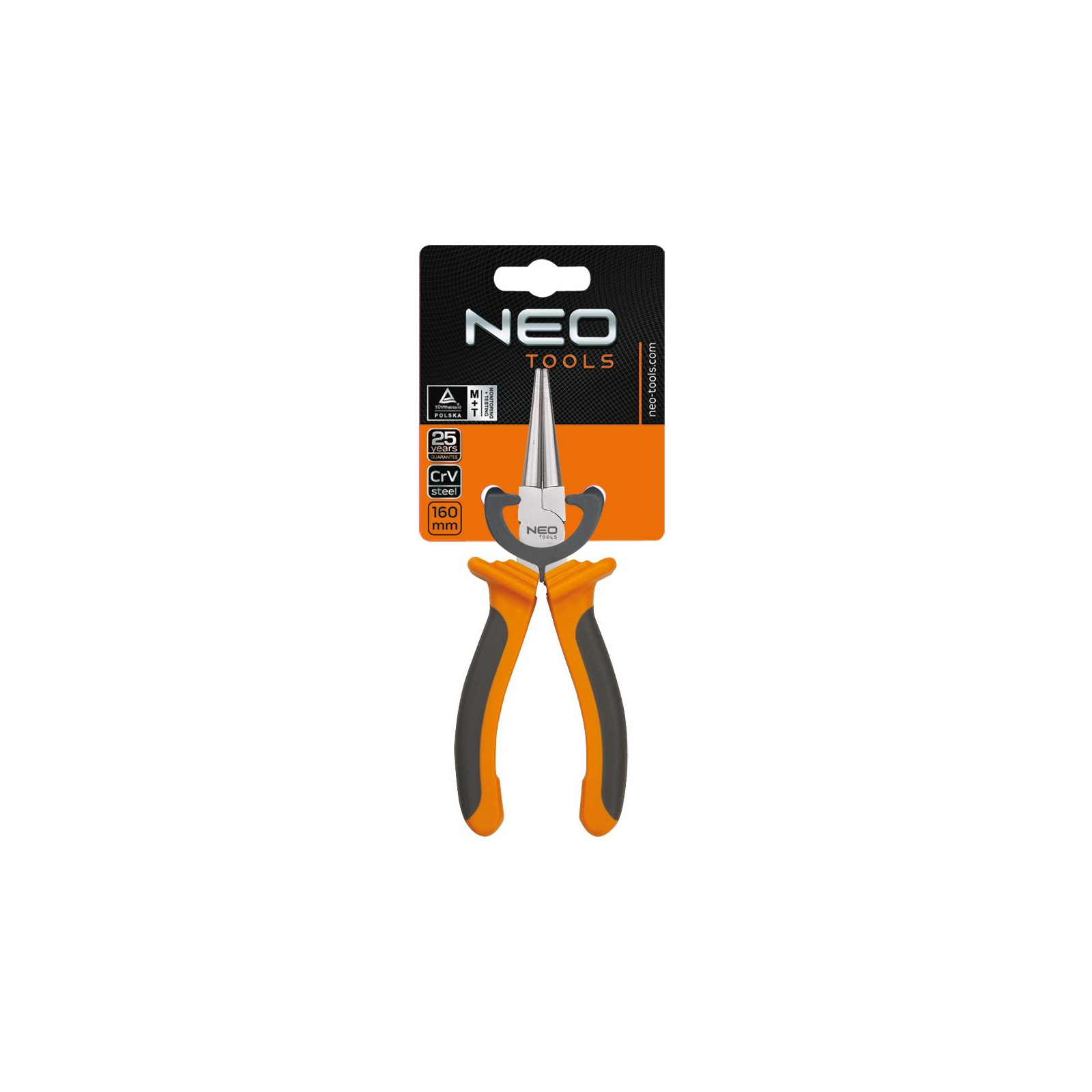 Плоскогубці Neo Tools круглогубці, 160 мм (01-020) зображення 2