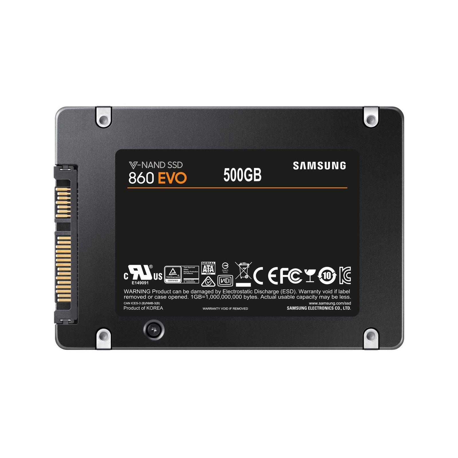 Накопитель SSD 2.5" 500GB Samsung (MZ-76E500BW) изображение 5