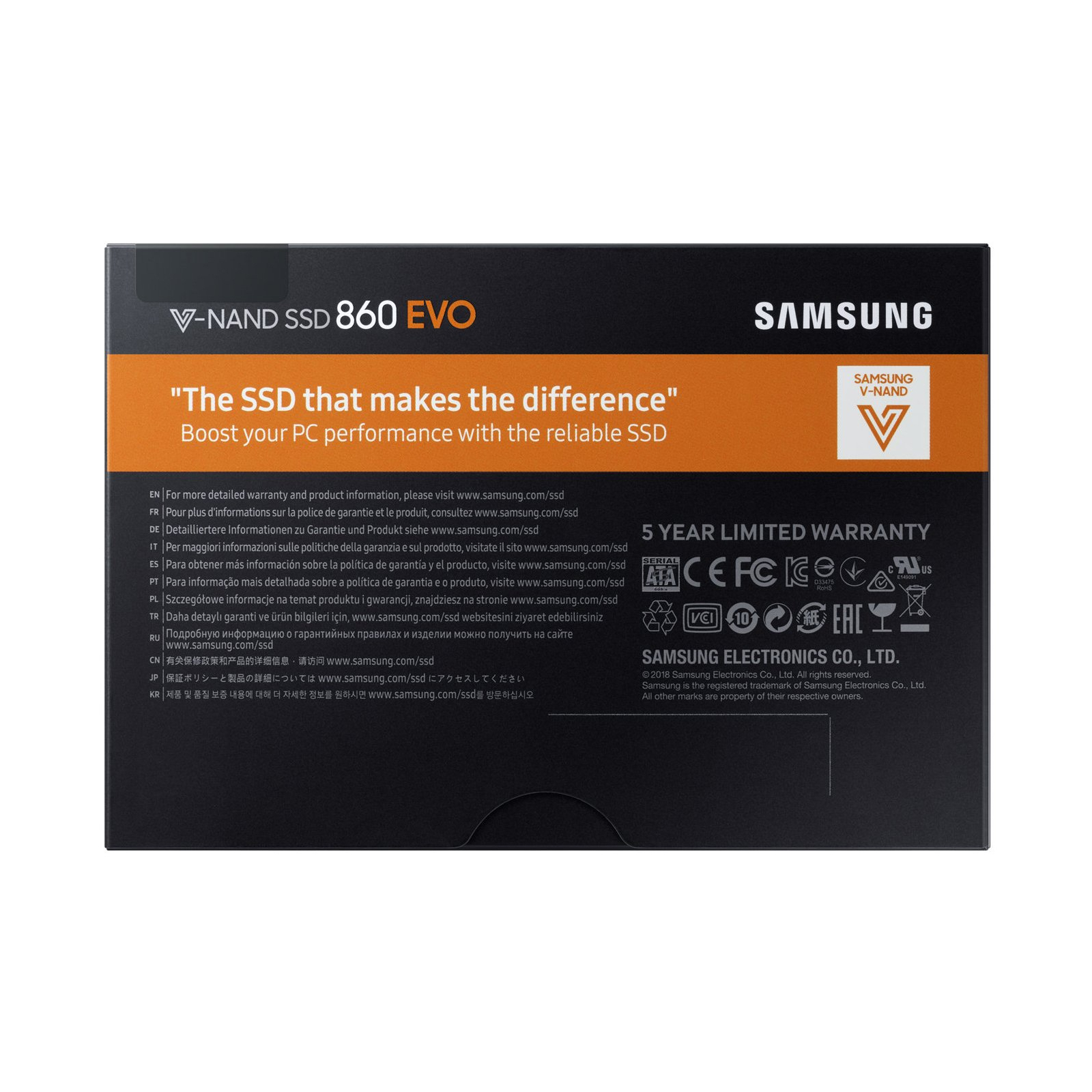 Накопитель SSD 2.5" 500GB Samsung (MZ-76E500BW) изображение 7