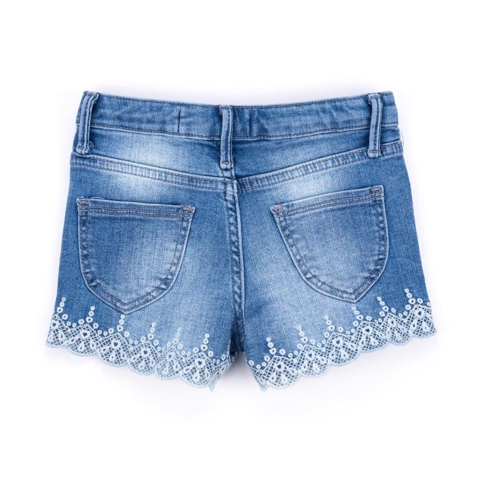 Шорти дитячі Breeze з мереживом (OZ-18810-128G-blue) зображення 2