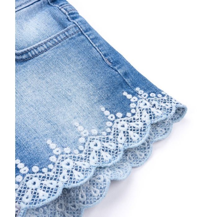 Шорти дитячі Breeze з мереживом (OZ-18810-128G-blue) зображення 4
