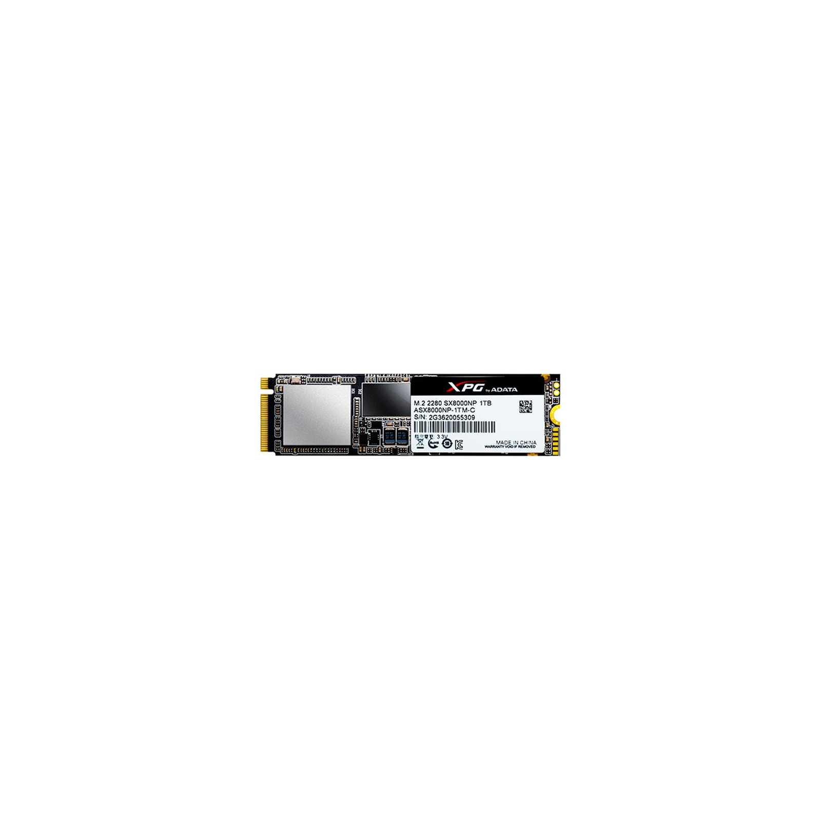 Накопичувач SSD M.2 2280 1TB ADATA (ASX8000NPC-1TM-C)