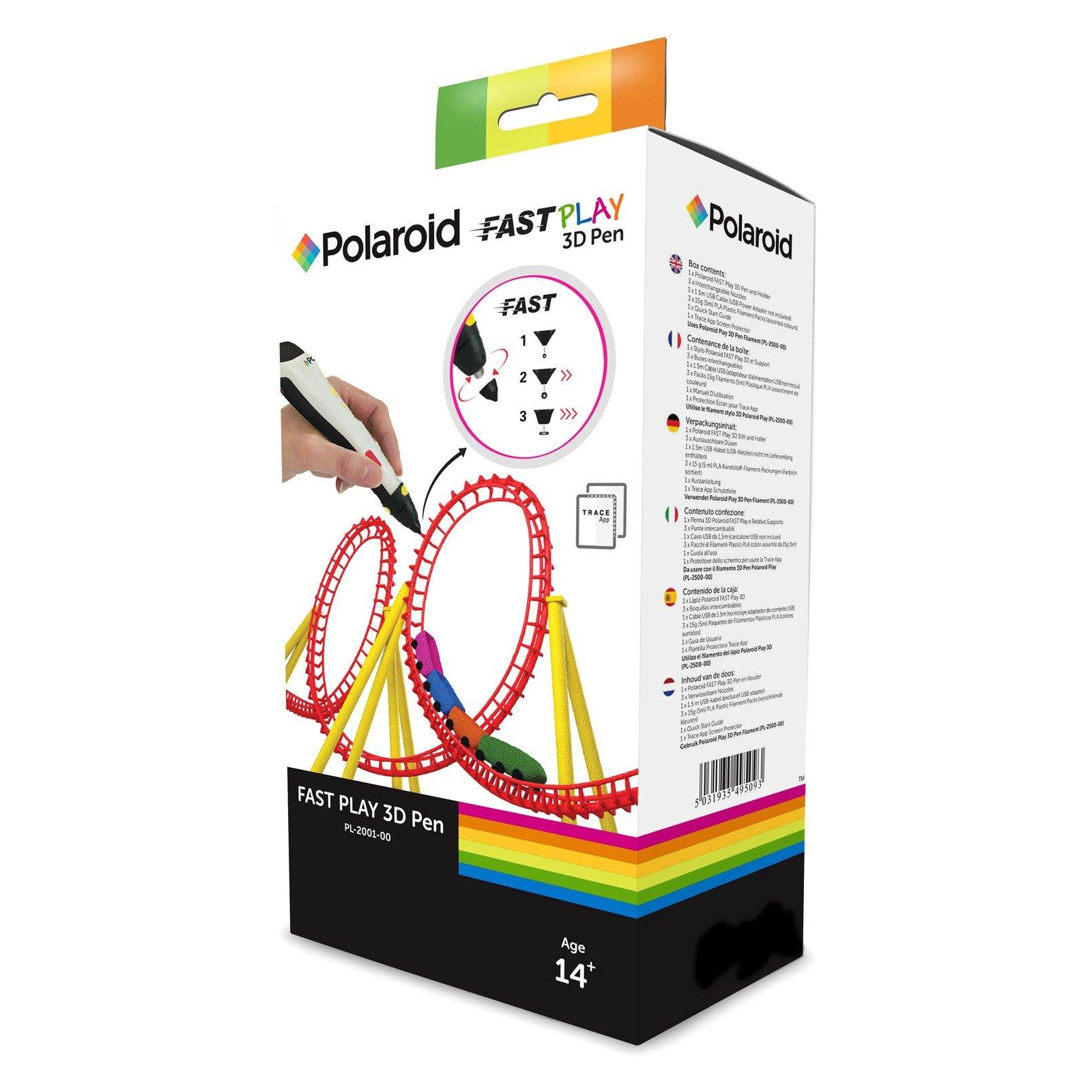 3D - ручка Polaroid FAST Play 3D Pen (3D-FP-PL-2001-00) изображение 4