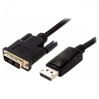 Photos - Cable (video, audio, USB) ATCOM Кабель мультимедійний Display Port to DVI 24+1pin 1.8m   (9504 (DVI-D)