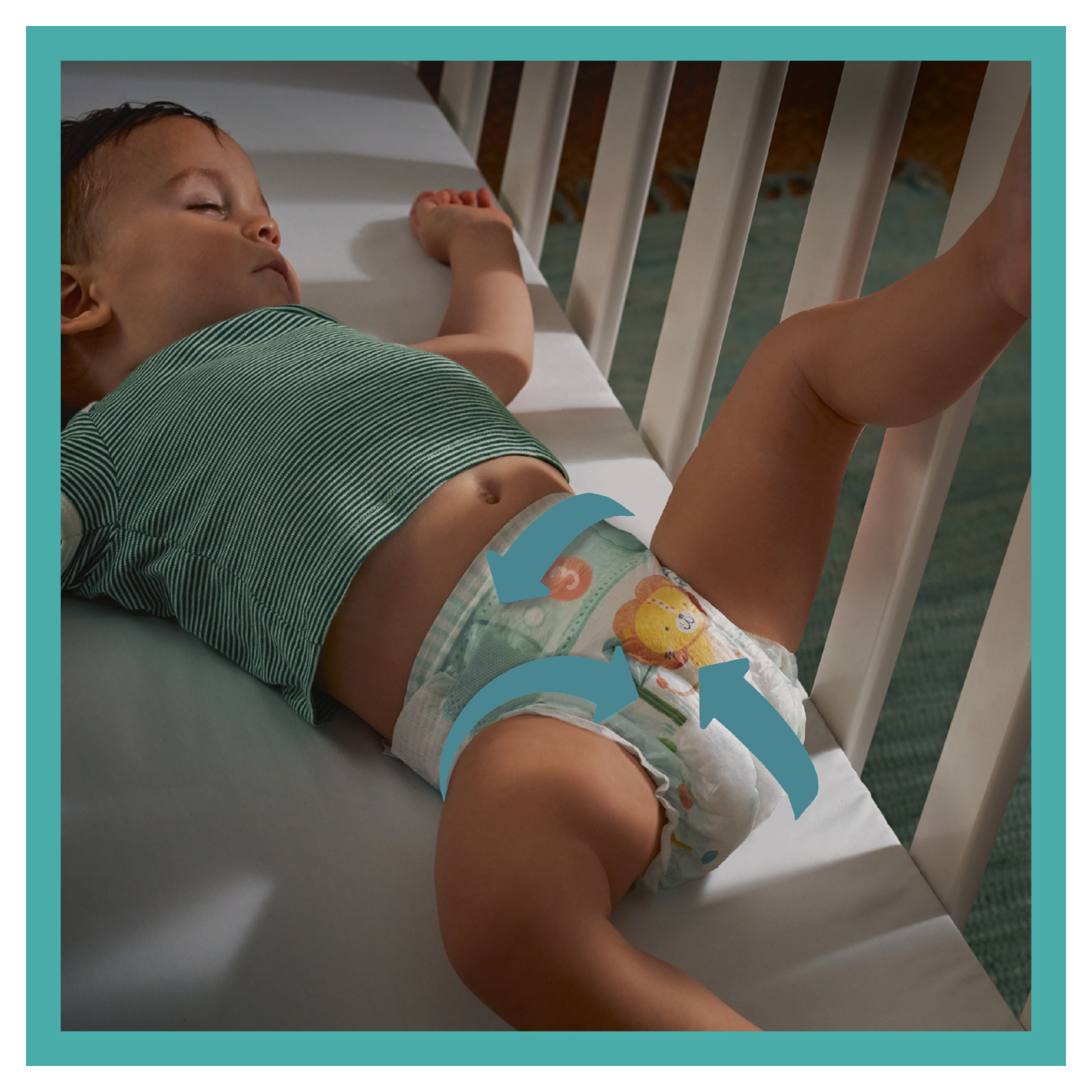 Підгузки Pampers Active Baby Maxi Розмір 4 (9-14 кг) 174 шт (8001090910820) зображення 11