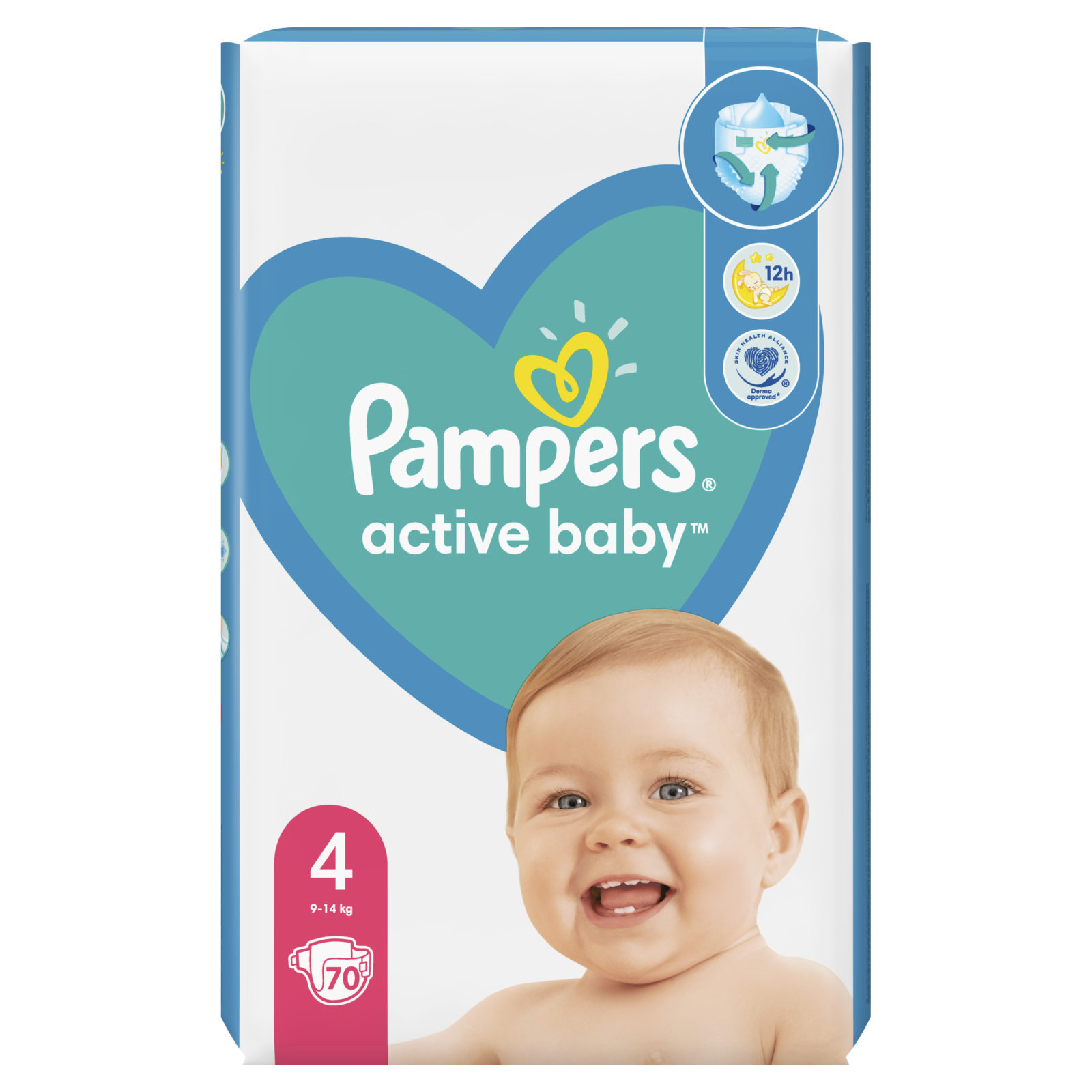 Подгузники Pampers Active Baby Maxi Размер 4 (9-14 кг) 174 шт (8001090910820) изображение 2