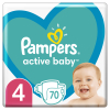 Підгузки Pampers Active Baby Maxi Розмір 4 (9-14 кг) 70 шт (8001090948250)