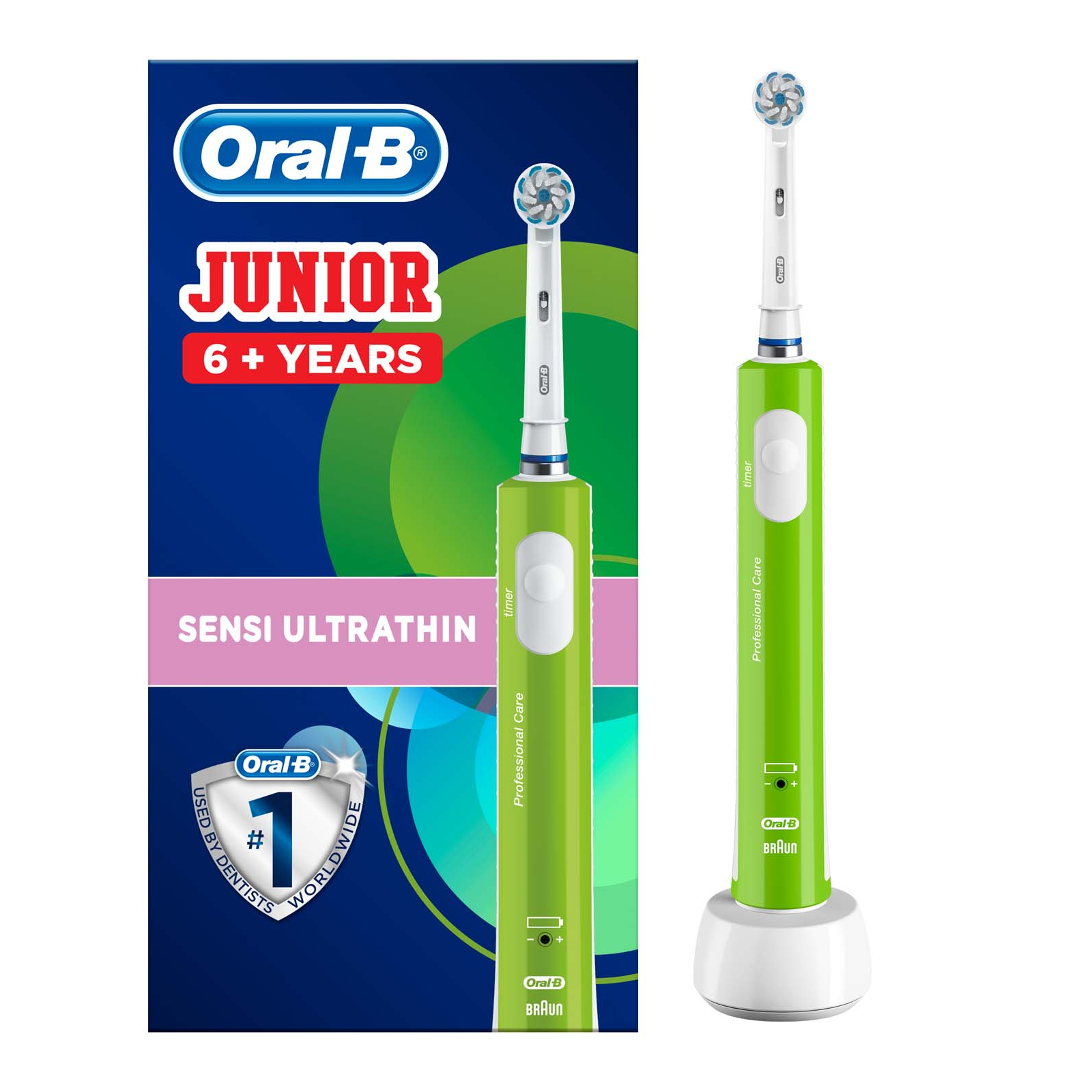Електрична зубна щітка Oral-B Sensi Ultrathin Junior (D16.513.1)