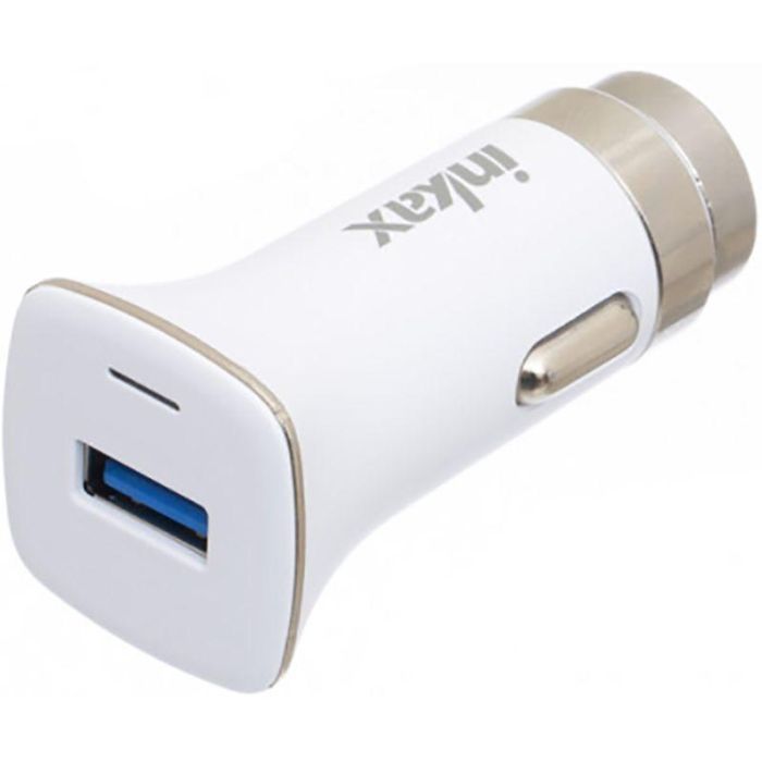 Зарядное устройство Inkax CD-30 Car charger + Micro cable 1USB 3A White (F_72212) изображение 2