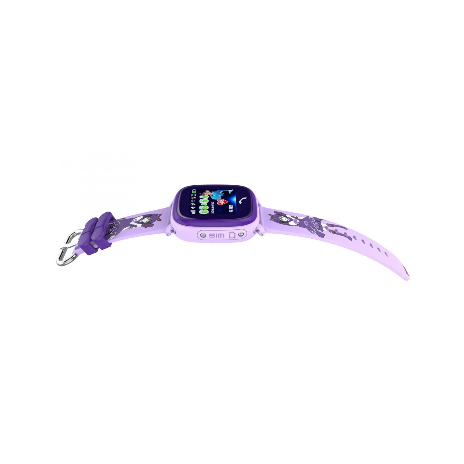 UWatch DF25 Kids waterproof smart watch Purple F 52339 i Brain