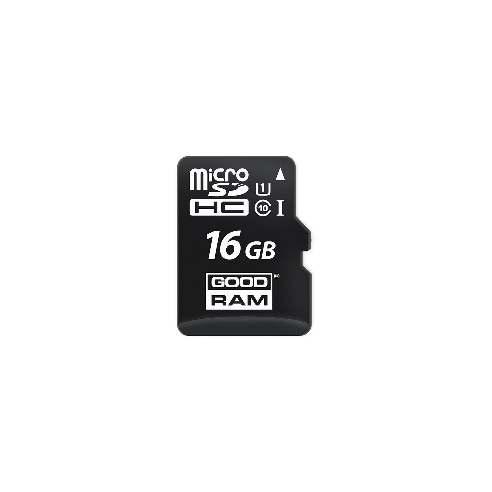 Карта памяти Goodram 16GB microSDHC Class 10 (M1AA-0160R12) изображение 2