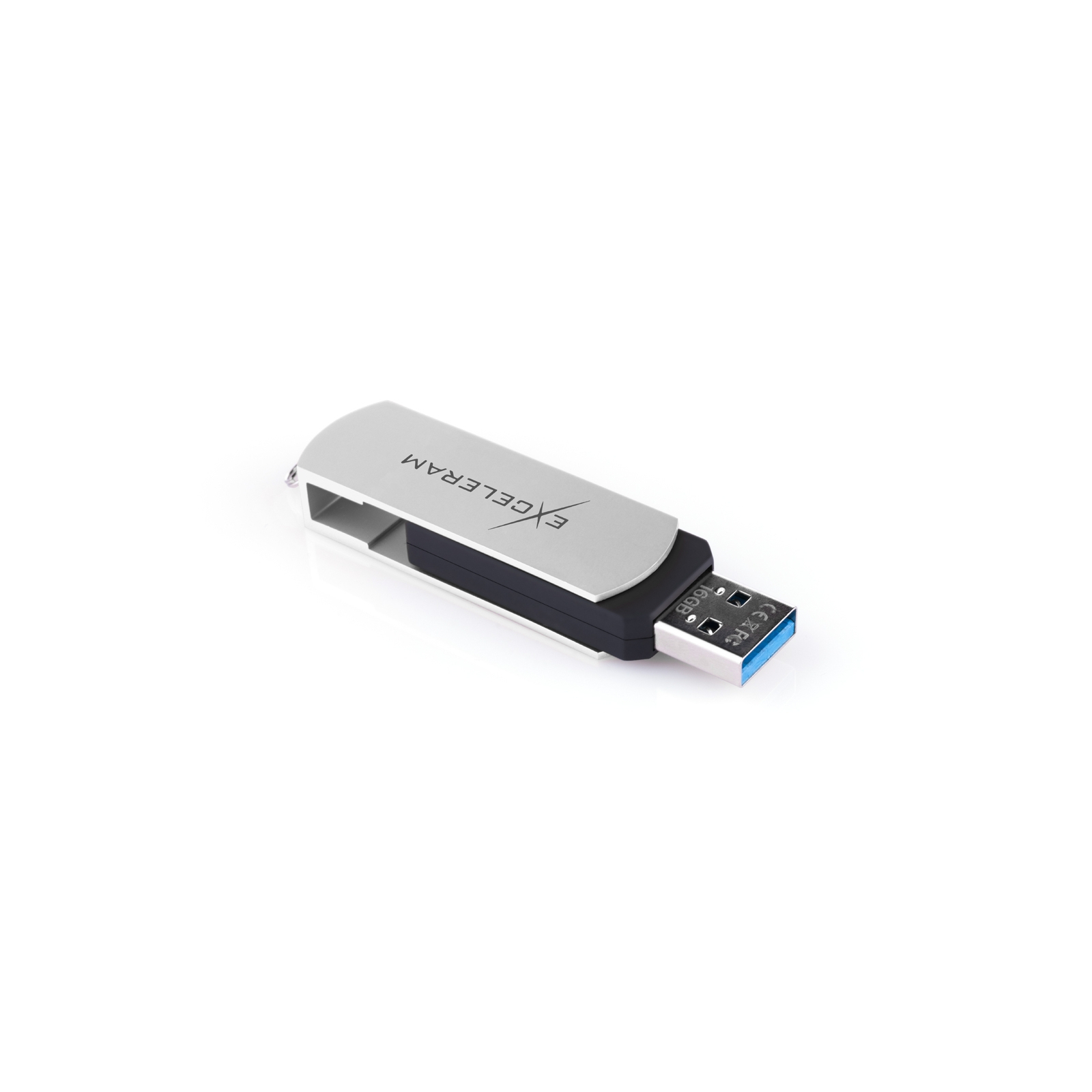USB флеш накопитель eXceleram 64GB P2 Series Gold/Black USB 3.1 Gen 1 (EXP2U3GOB64) изображение 5