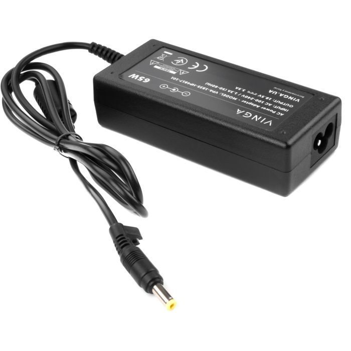 Блок питания к ноутбуку Vinga HP 65W 18.5V 3.5А 4.8*1.7 (VPA-1835-HP4817-101) изображение 2