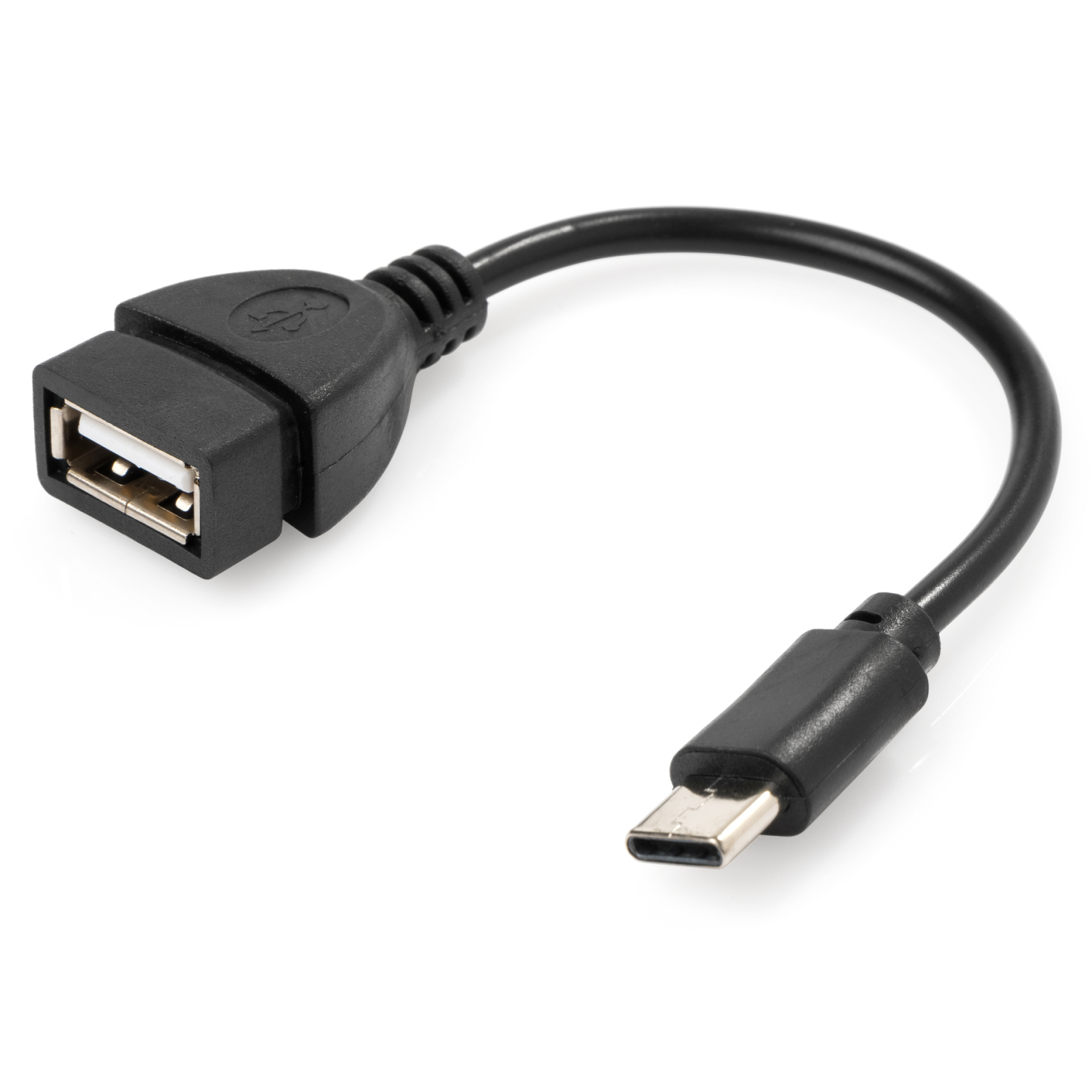 Дата кабель OTG USB 2.0 AF to Type-C Vinga (VCPDCOTGTCBK) зображення 3