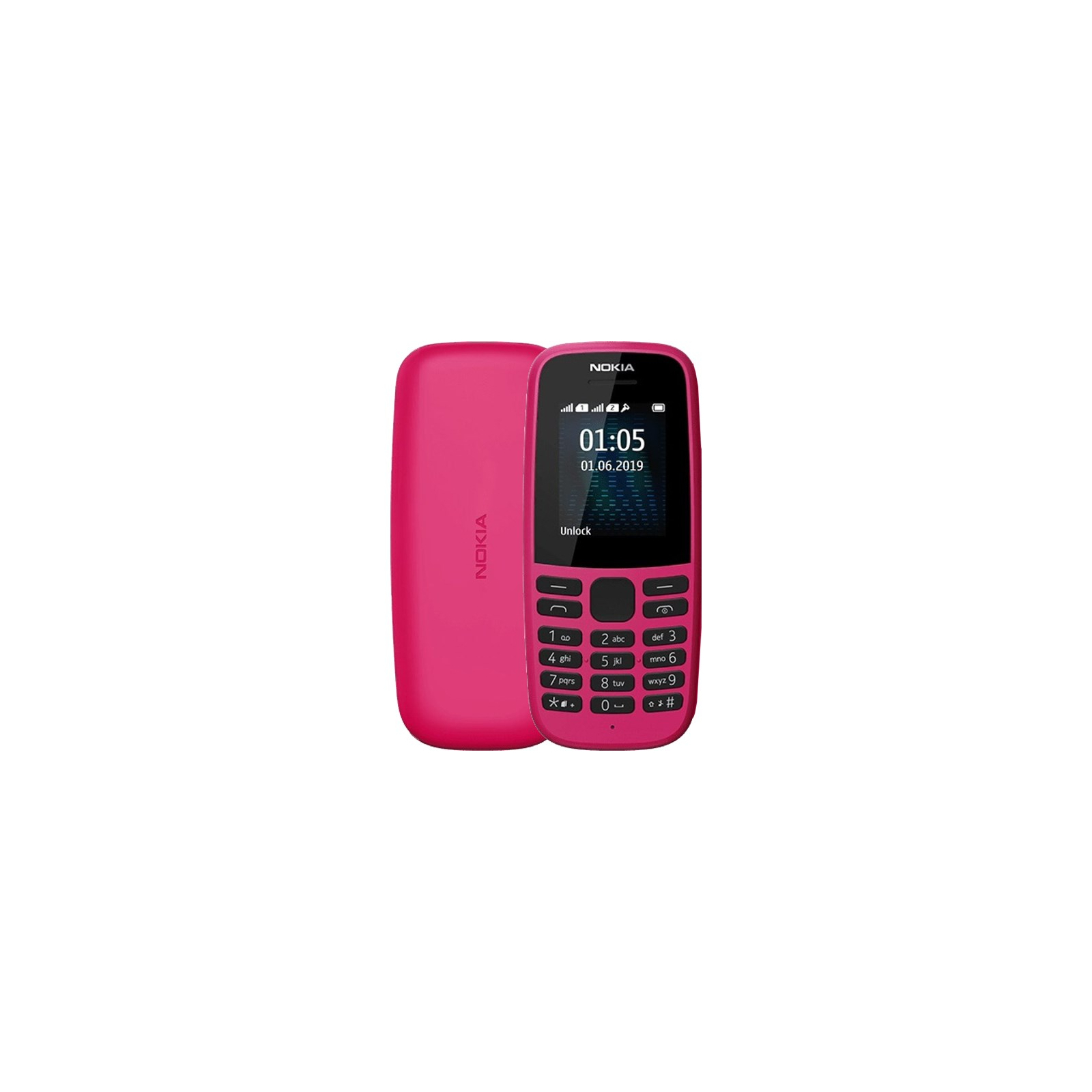 Мобильный телефон Nokia 105 DS 2019 Pink (16KIGP01A01) изображение 8