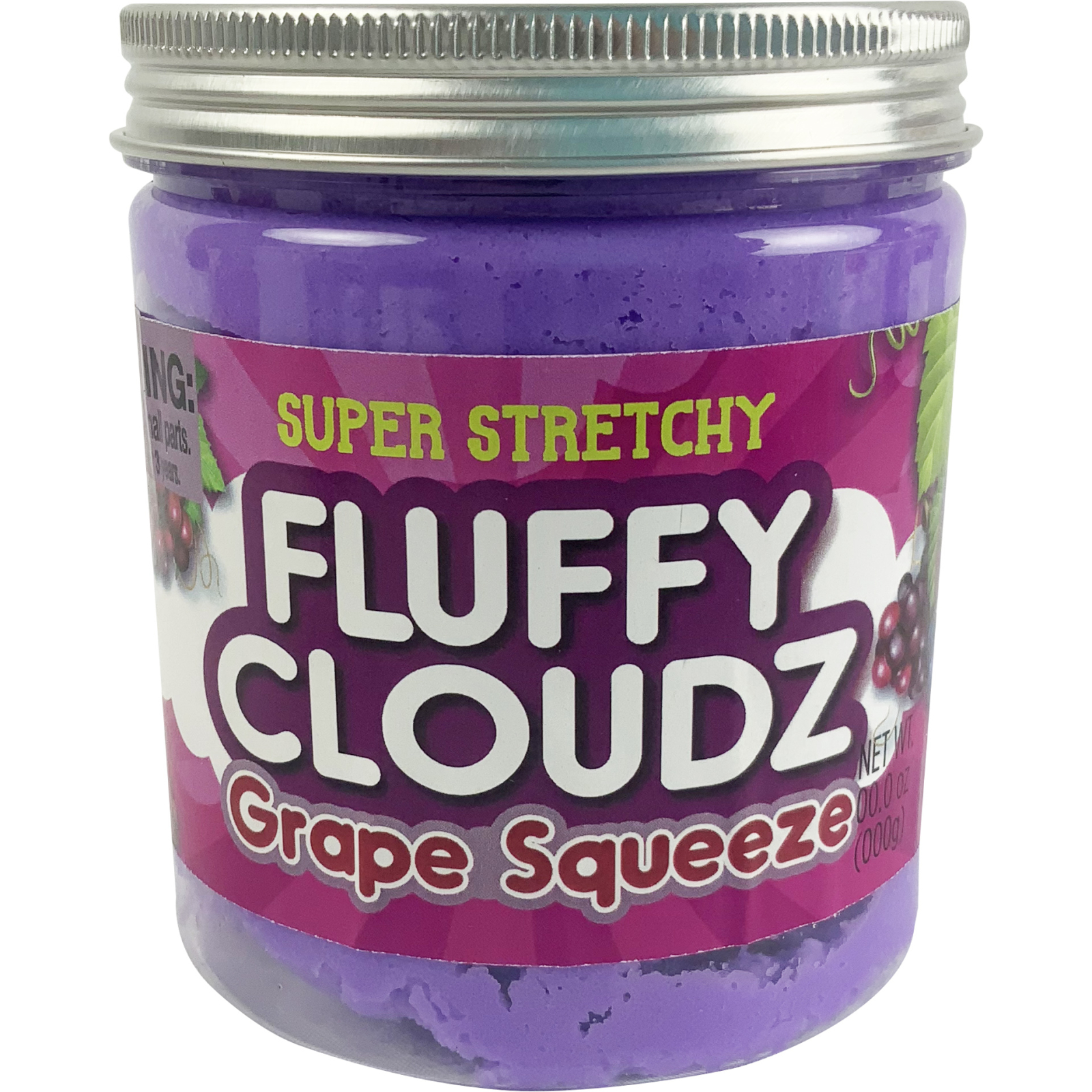 Набор для творчества Compound kings Slime Fluffy Cloudz аромат Виноград 190 г (300002-3)