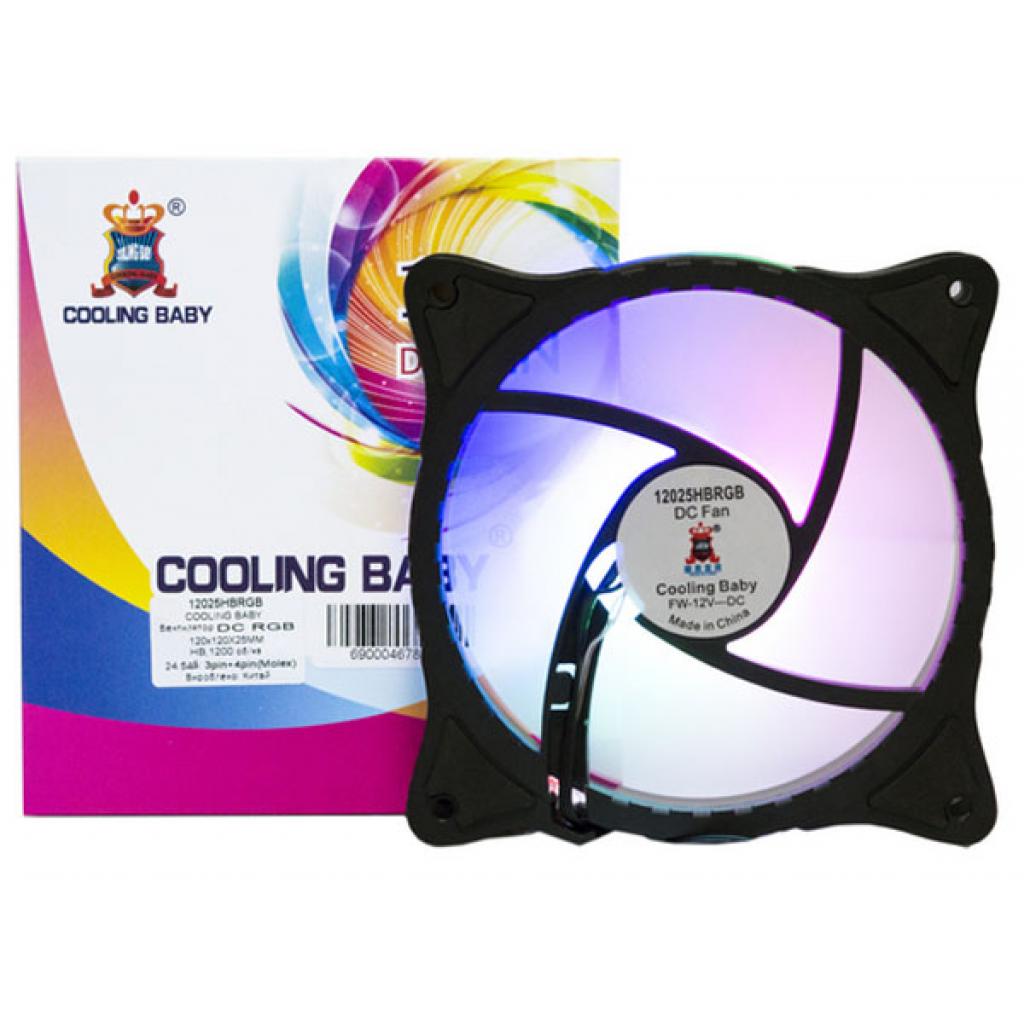Кулер для корпуса Cooling Baby 12025HBRGB изображение 2