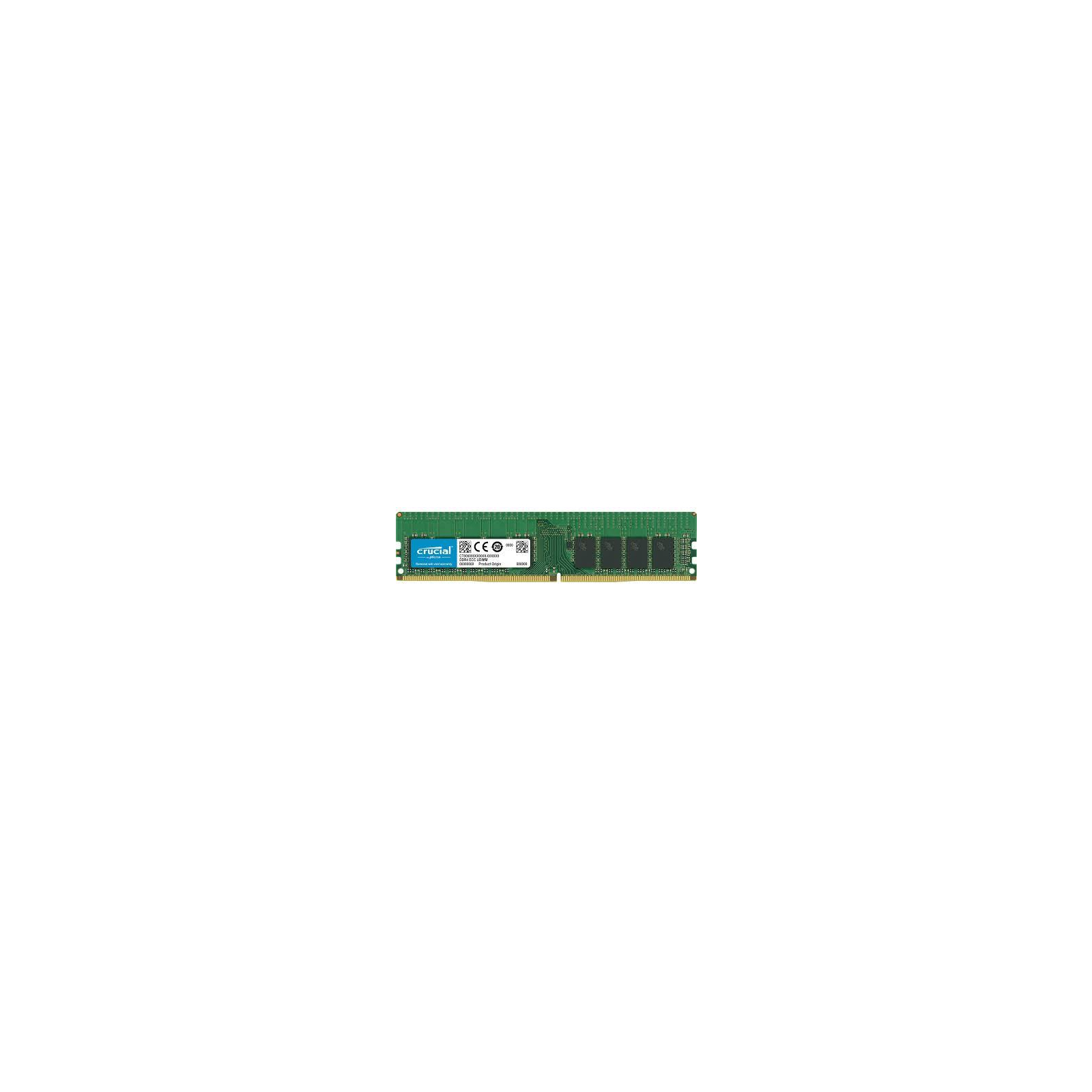 Модуль пам'яті для сервера DDR4 16GB ECC RDIMM 2933MHz 1Rx4 1.2V CL21 Micron (CT16G4RFS4293)