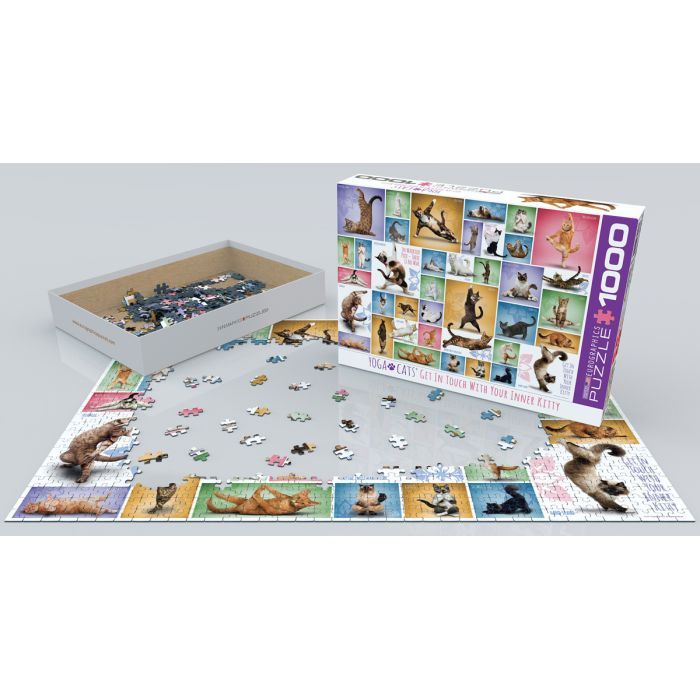 Пазл Eurographics Йога. Кошки 1000 элементов (6000-0953) изображение 2
