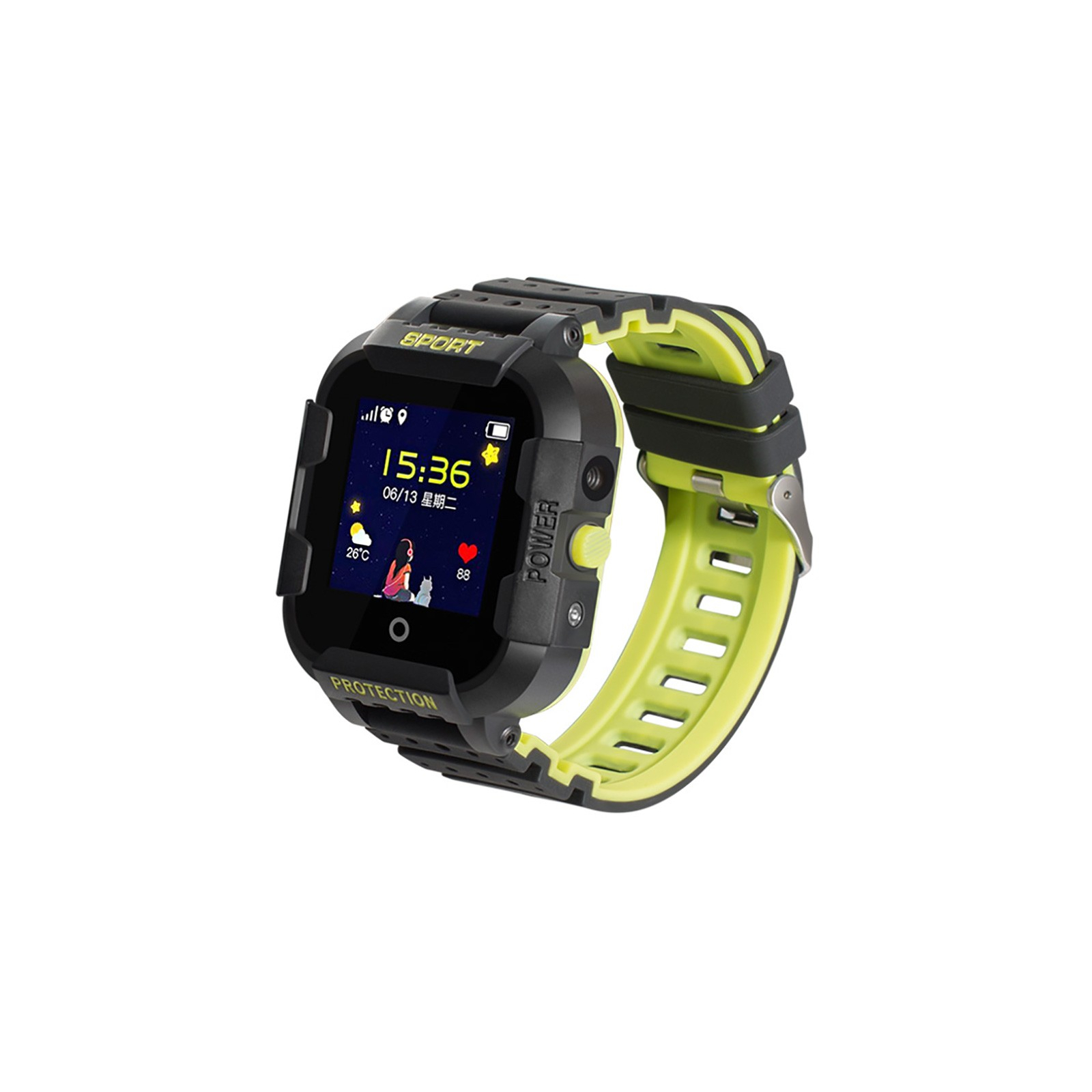 Смарт-часы UWatch KT03 Kid sport smart watch Black (F_86973)