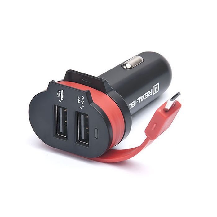 Зарядное устройство REAL-EL CA-35 black (EL123160012) изображение 3