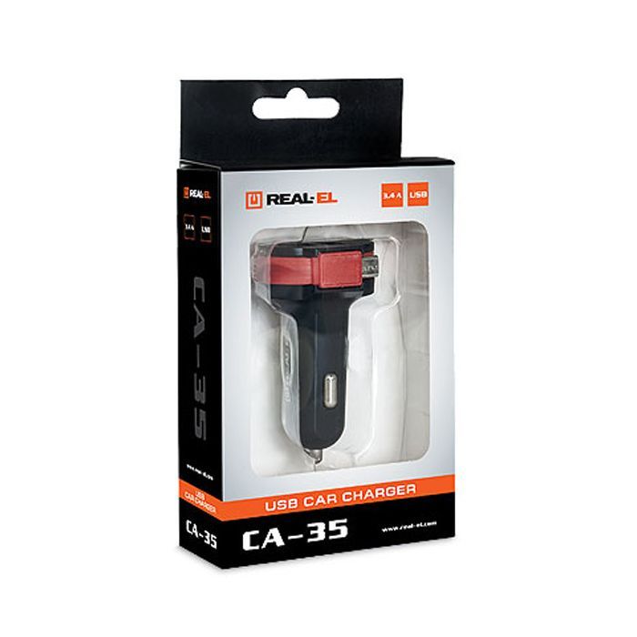 Зарядное устройство REAL-EL CA-35 black (EL123160012) изображение 7