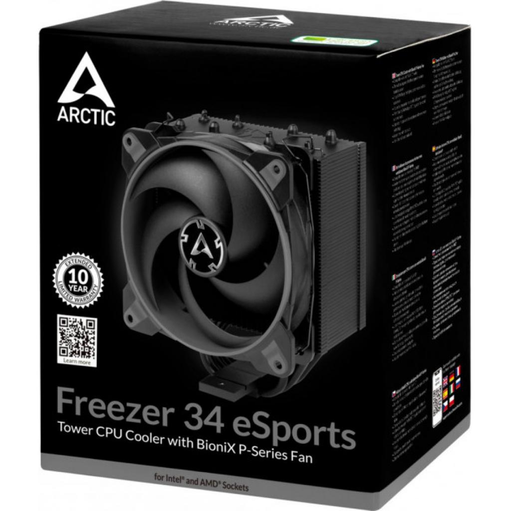 Кулер для процессора Arctic Freezer 34 eSports Grey (ACFRE00073A) изображение 9