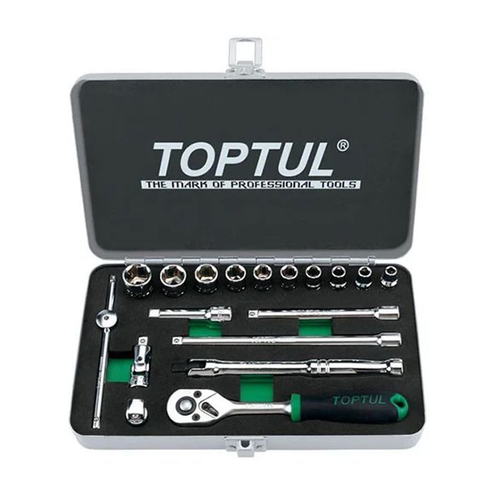 Набор инструментов Toptul дюймових 1/4" 18од. 3/16"-9/16" (GCAD1811)
