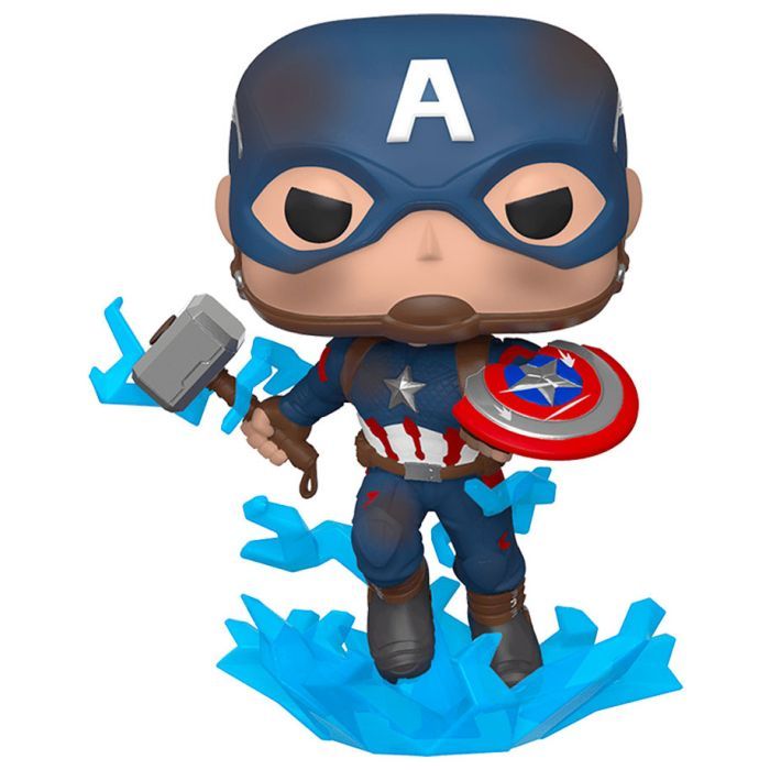 Фигурка для геймеров Funko Pop cерии Мстители: Финал – Капитан Америка с Мьёльниром (45137)